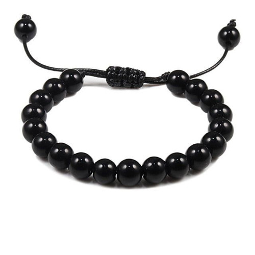 دستبند سنگ تورمالین سیاه اصل